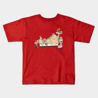 Mike Mulligan Pizza The Hut Kids T-Shirt